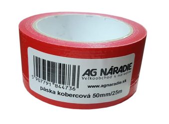 Páska kobercová 50mm x 25m 0735-CZ červená