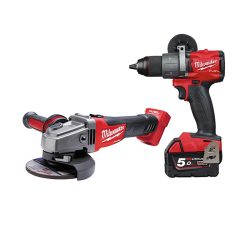 Milw Set M18 FPD2-502X+CAG125X-0 4933464264+443940