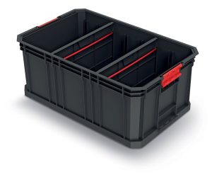 Box prepravný modulárny s  2 prepážkami.MODULAR SOLUTION 520x329x210