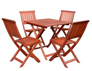 Záhradný set Bali stôl + 4 stoličky