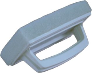 Drsná hubka s rukoväťou na linku pri hladine