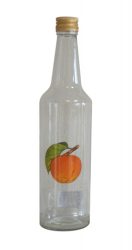 Fľaša sklenená so zátkou 0