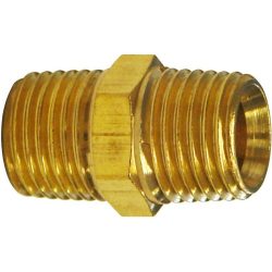 Dvojitá vsuvka 1/4" AG x 1/4" AG