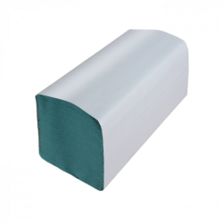 Papierové utierky ZZ skladané zelené 21x25cm 200ks recyklované