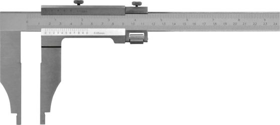 Dielenské posuvné meradlo bez hrotu