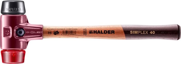 Mäkké kladivo SIMPLEX Guma/plast 40 mm HALDER