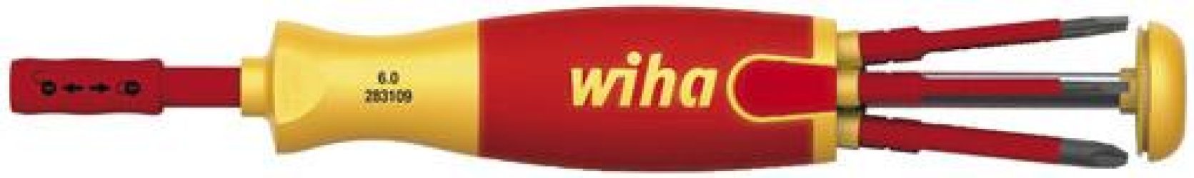 Držiak bitov so zásobníkom LiftUp VDE drážka/PH/SL/PZ 6-dielna Wiha