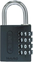 Číselný visiaci zámok 144/40 čierny Lock-Tag