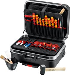 Sortiment nástrojov Basic pre elektrikárov 24-dielny vo vozíku Knipex
