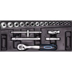 Nástrčné kľúče s račňou 3/8" GI 1/3