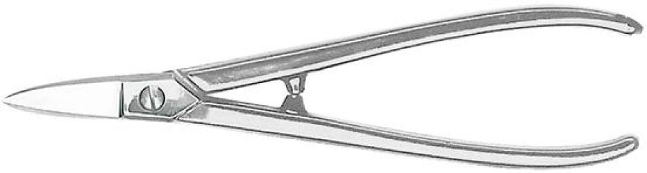 Zlatnícke nožnice rovné poniklované 180 mm Erdi