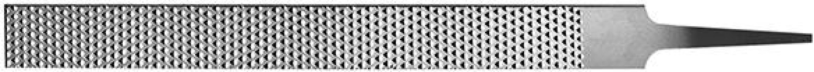 Rašpľa na drevo DIN 7263A plochá obdĺžniková 250 mm rez 1 FORMAT
