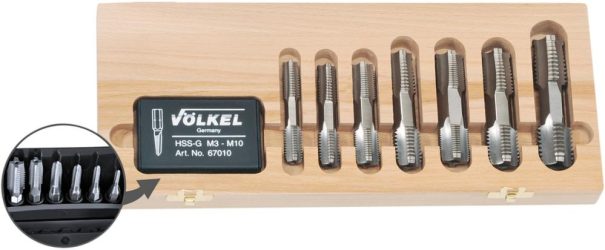 Sada závitníkov G1/8"-1" VÖLKEL