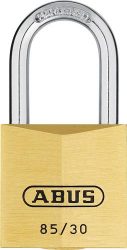 Mosadzný visiaci zámok rôzne s etiketou 85/50 ABUS