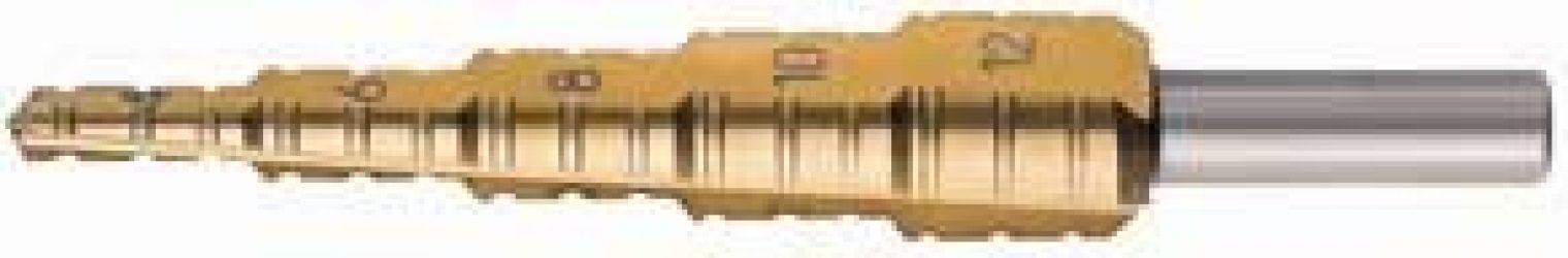 Frézovací Vrták stupňovitý HSS TiN 4 – 12 mm FORMAT
