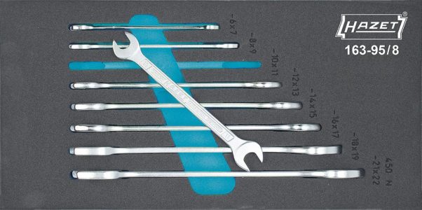 Modul na náradie 1/3 pre obojstranné vidlicové kľúče 163-95/8 Hazet