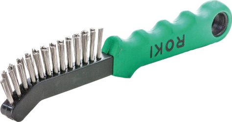 Drôtená kefa ROKI ušľachtilá oceľ hladká 0