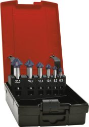 Súprava kužeľových záhlbníkov DIN335C 90 stupňov 6