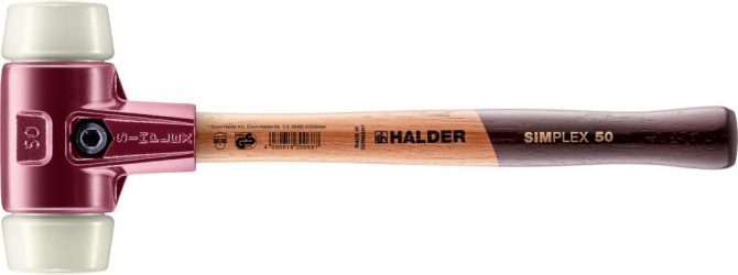 Mäkké kladivo SIMPLEX Nylon 50 mm HALDER