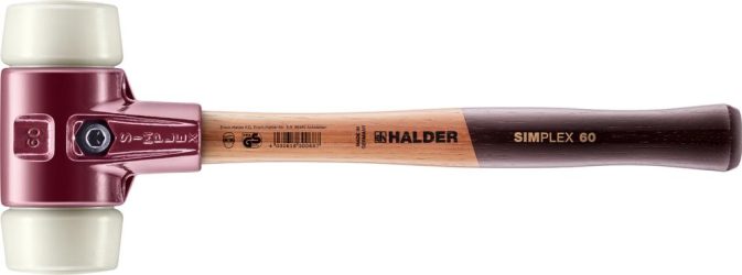 Mäkké kladivo SIMPLEX Nylon 60 mm HALDER
