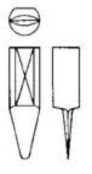 Nôž HSSE pre odvrtávaciu korunku 00+00A5 GFS