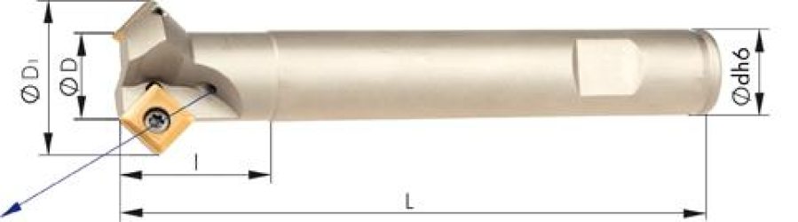 Fazetovacia fréza 45°