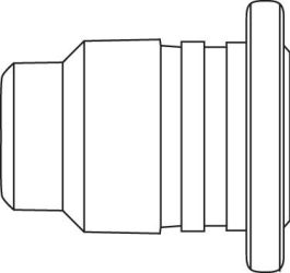 Opalová dýza 0G132BE/SB pre súpravu na spájkovanie plynom Independent Ersa