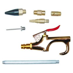 Vyfukovacia pištoľ s príslušenstvom